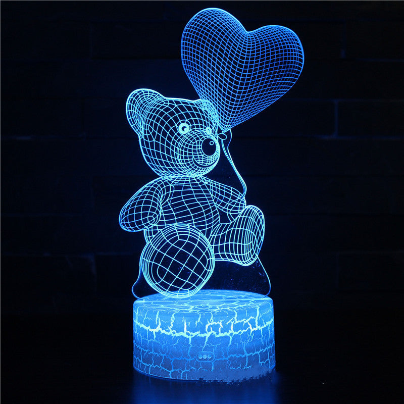 3D Lamp Acrylic USB LED Night Lights